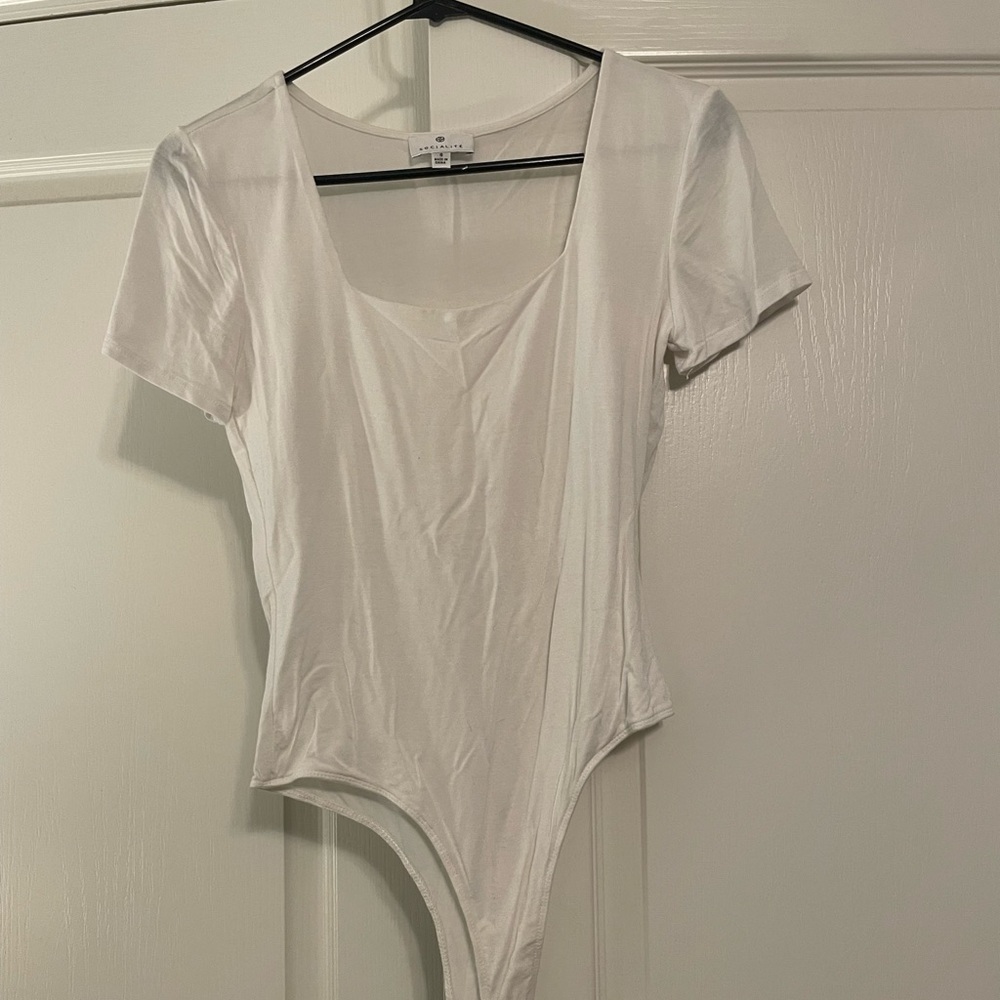 White Socialite Bodysuit from Nordstrom - Small